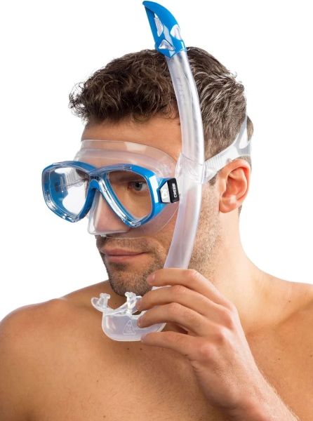 Cressi Perla Mare Maske ve Şnorkel Set Mavi