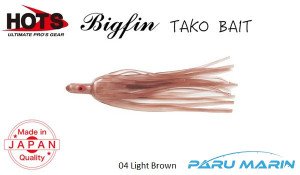 Hots Bigfin Taco Bait Silikon Ahtapot 115mm  04 Light Brown