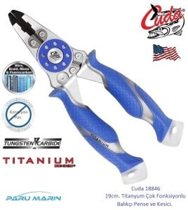 Cuda 18846 7.5'' Mono/Braid Fishing Plier Wire Cutter