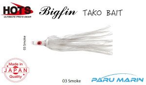 Hots Bigfin Taco Bait Silikon Ahtapot 115mm  03 Smoke