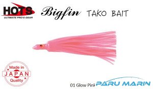 Hots Bigfin Taco Bait Silikon Ahtapot 115mm  01 Pink Glow