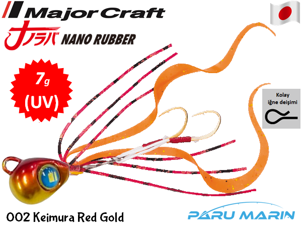 Major Craft Nano Rubber 7gr. 003 Red Gold UV