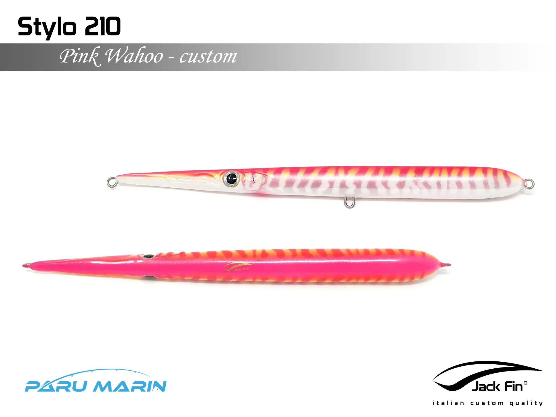 Jack Fin Stylo 210 Sahte Yem Pink Wahoo ''Özel Renk''