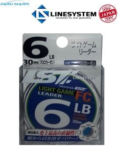 Linesystem Light Game Leader FC 6 Lb.   0,20mm.  6Lb.  2,75kg. 30mt.