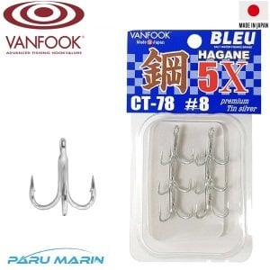 Vanfook CT-78 Üçlü İğne #8 (Heavy Duty 5X Strong)