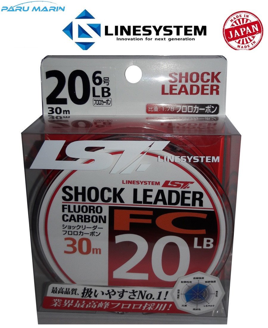 Linesystem Shock Leader FC 20Lb. 0,38mm 9,0kg 30mt.