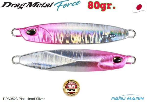 Duo Drag Metal Force Jig 80gr. PPA0523 Pink Head Silver