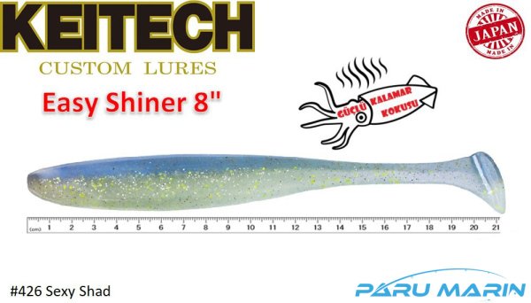 Keitech Easy Shiner 20cm-8'' #426 Sexy Shad