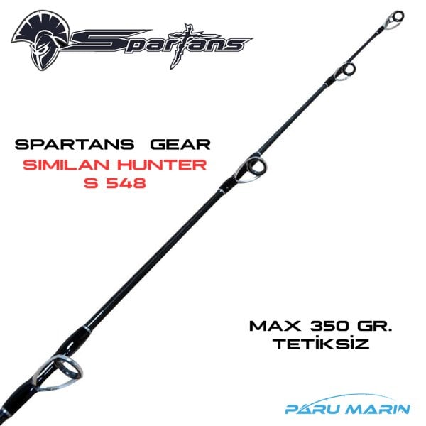 Spartans Gear Similan Hunter S548 Tetiksiz Max 350gr. Jigging Kamışı