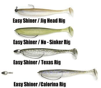 Keitech Easy Shiner 9cm-4'' #414 Green Pumpkin PP Shad