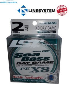 Linesystem Seabass Day Game X8 PE 2.0  0,23mm.  32Lb.  14,5kg. 300mt.