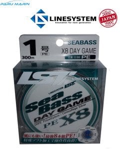Linesystem Seabass Day Game X8 PE 1.0  0,16mm.  20Lb.  9,0kg. 300mt.