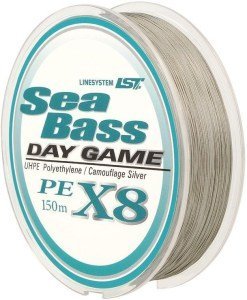 Linesystem Seabass Day Game X8 PE 0.8  0,14mm.  17Lb.  8,0kg. 300mt.