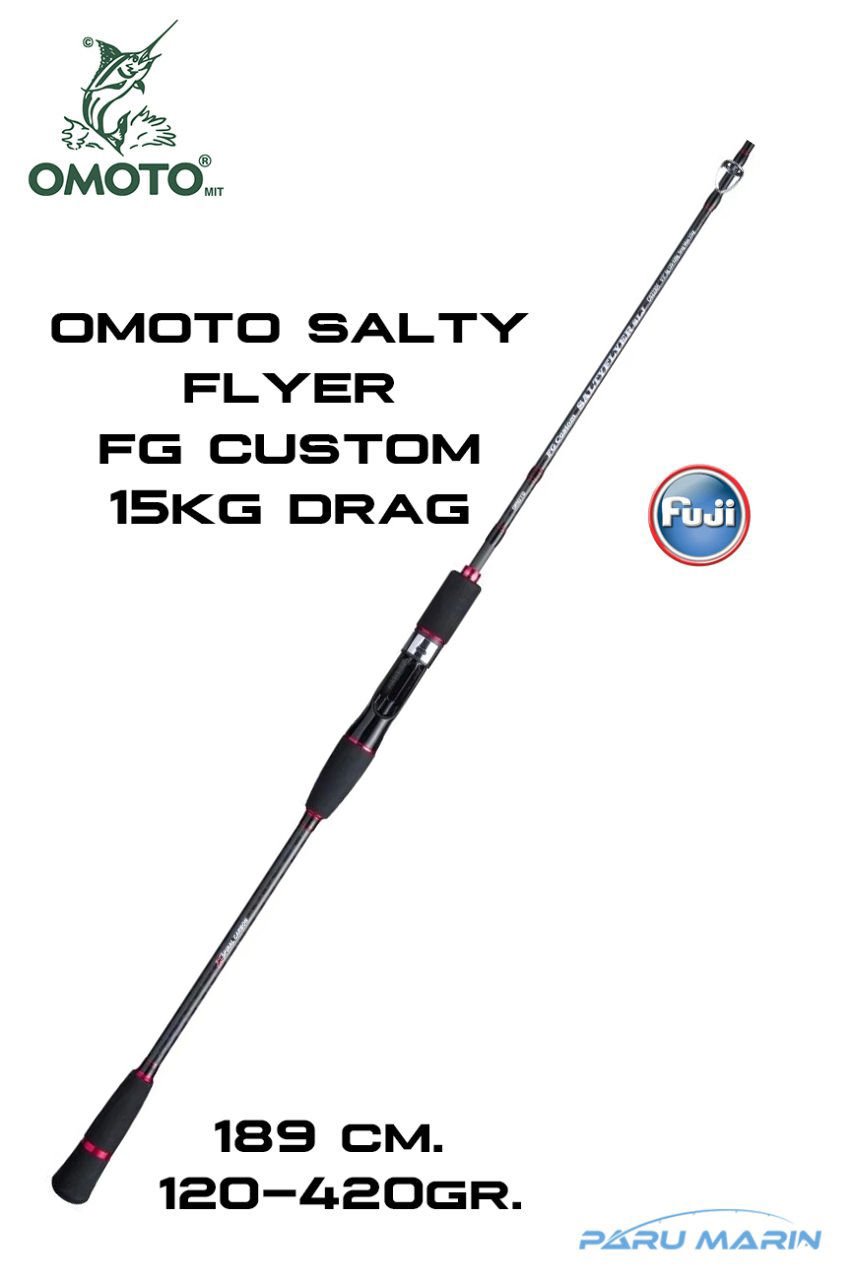 OMOTO Salty Flyer FG CUSTOM 120-420GR Tetiksiz Slow Jig Kamışı
