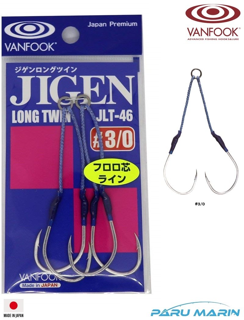 Vanfook Jigen Long Twin JLT-46 Çiftli Asist İğne #3/0