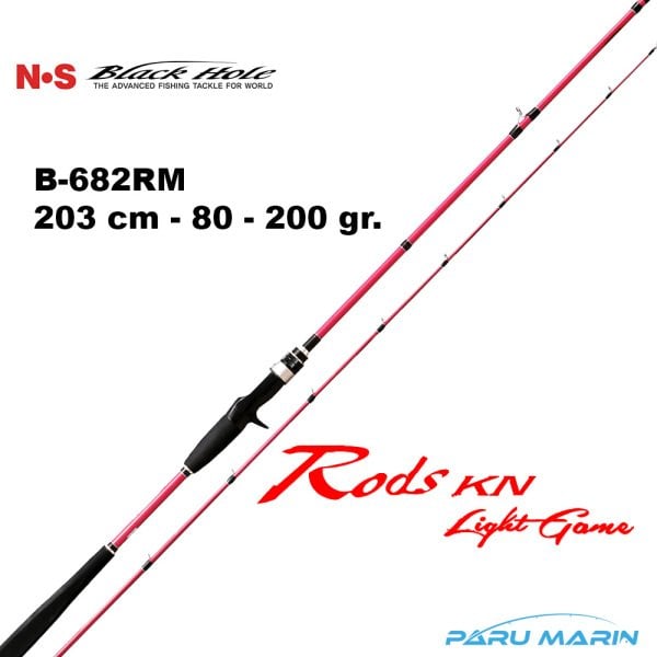 N.S.Black Hole KN LIGHT GAME B-682RM 203cm 80-200gr Kamış