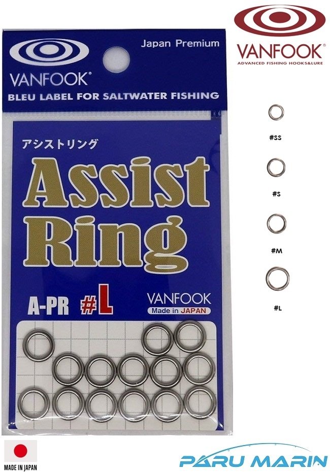 Vanfook A-PR Solid Assist Ring #L 6mm