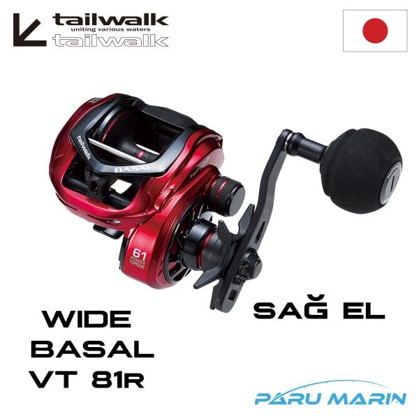 Tailwalk Wide Basal VT 81R Tai Game Çıkrık / Jig Makinesi (Sağ El)