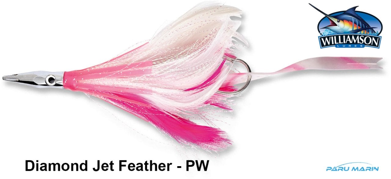 Williamson Diamond Jet Feather Pembe