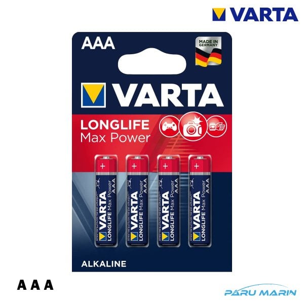 VARTA LONG LIFE MAX POWER AAA İnce Kalem Pil