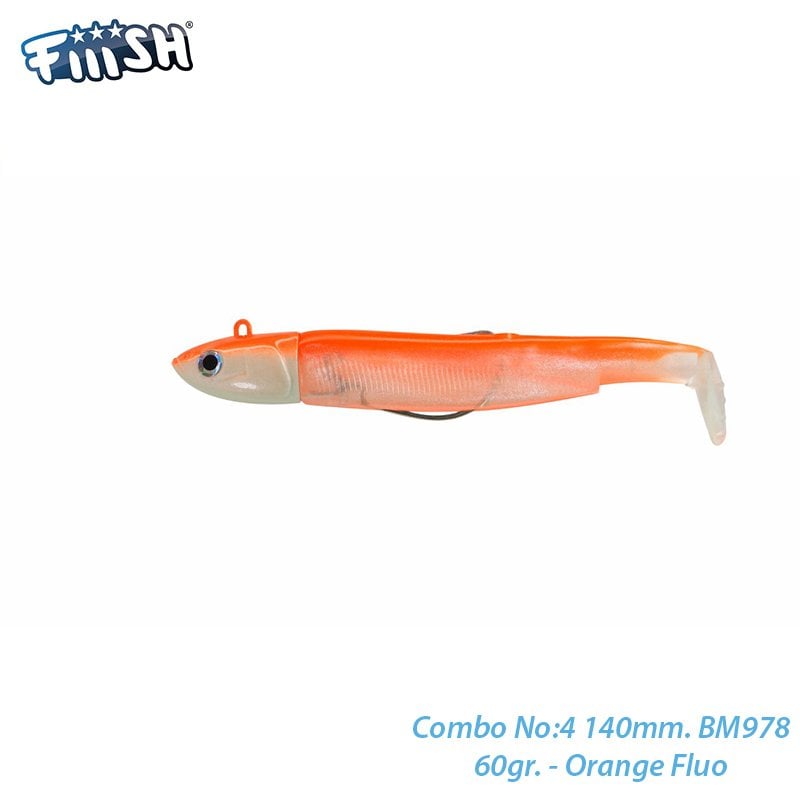 Fiiish BM140/4 BM978 Combo Deep 60gr Orange Fluo Silikon Yem