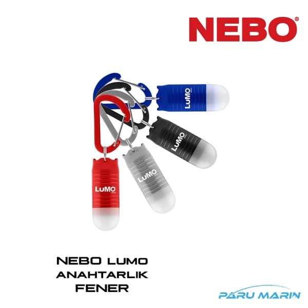 Nebo Lumo Klipsli LED Fener Anahtarlık 4 Farklı Renk Adet