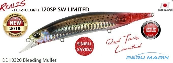 Duo Realis Jerkbait 120SP SW DDH0320 / Bleeding Mullet