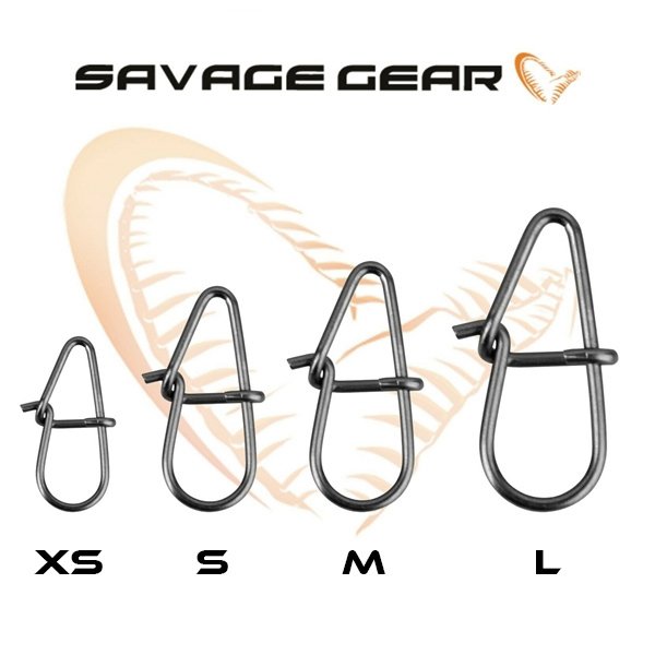 Savage gear Needle Eggsnaps L 50 kg 20 Adet