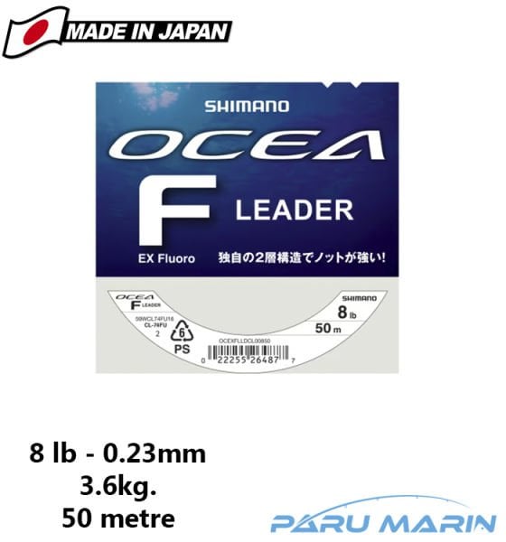 Shimano Ocea Leader EX Fluoro 0.23mm-8lb 50mt.