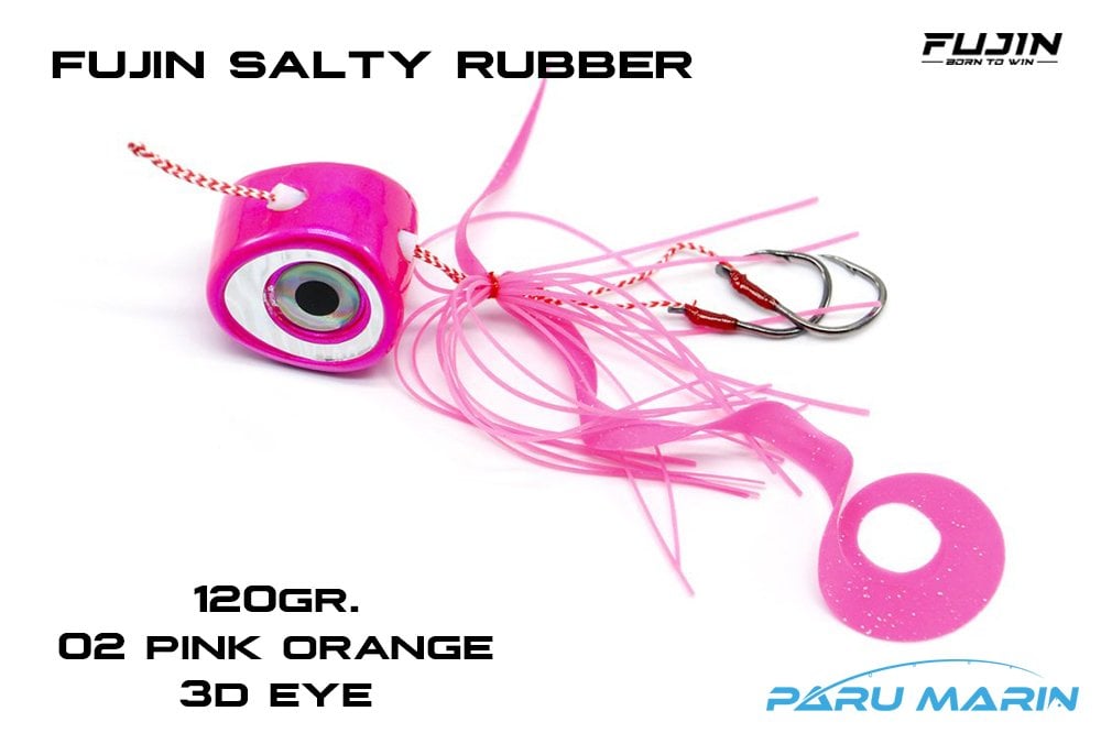 Fujin Salty Rubber 120gr. Tai Rubber 02 Pink Orange