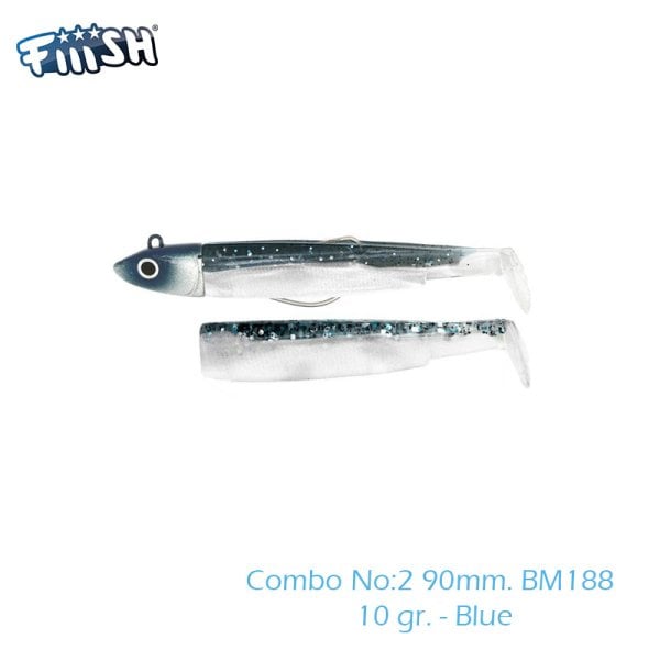 Fiiish BM90/2 BM188 Combo Off Shore 10gr. Blue P. Silikon