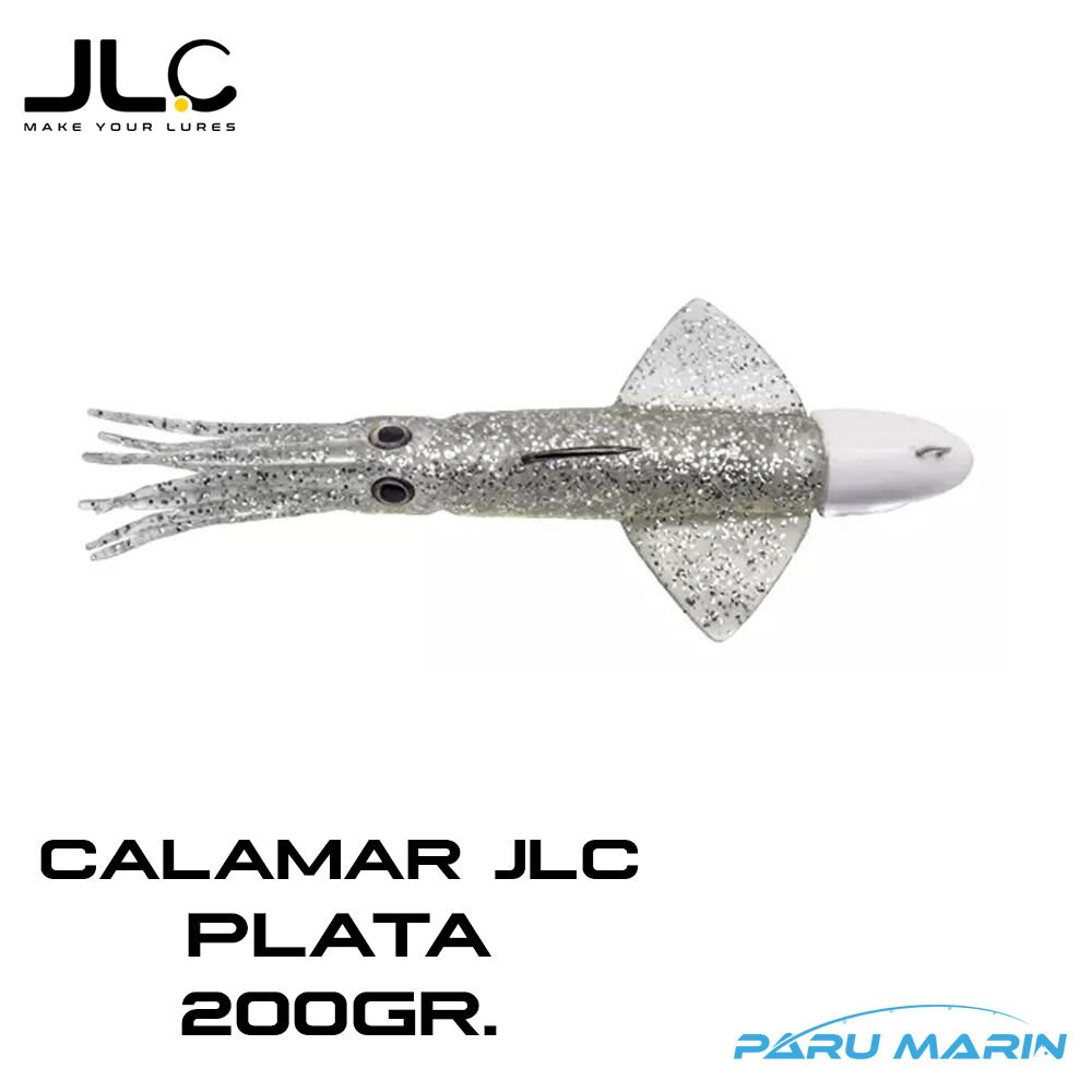 Jigging A La Carta Calamar JLC 200 GR. Plata Silikon Yem