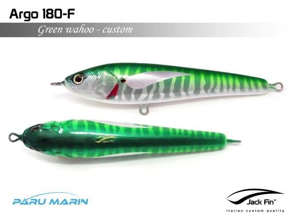 Jack Fin Argo 180-F Sahte Yem Green Wahoo ''Özel Renk''