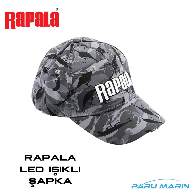 Rapala Led Işıklı Pilli Şapka