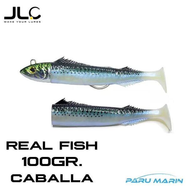 Jigging Ala Carta Real Fish 100gr. Caballa Yedekli Silikon Yem