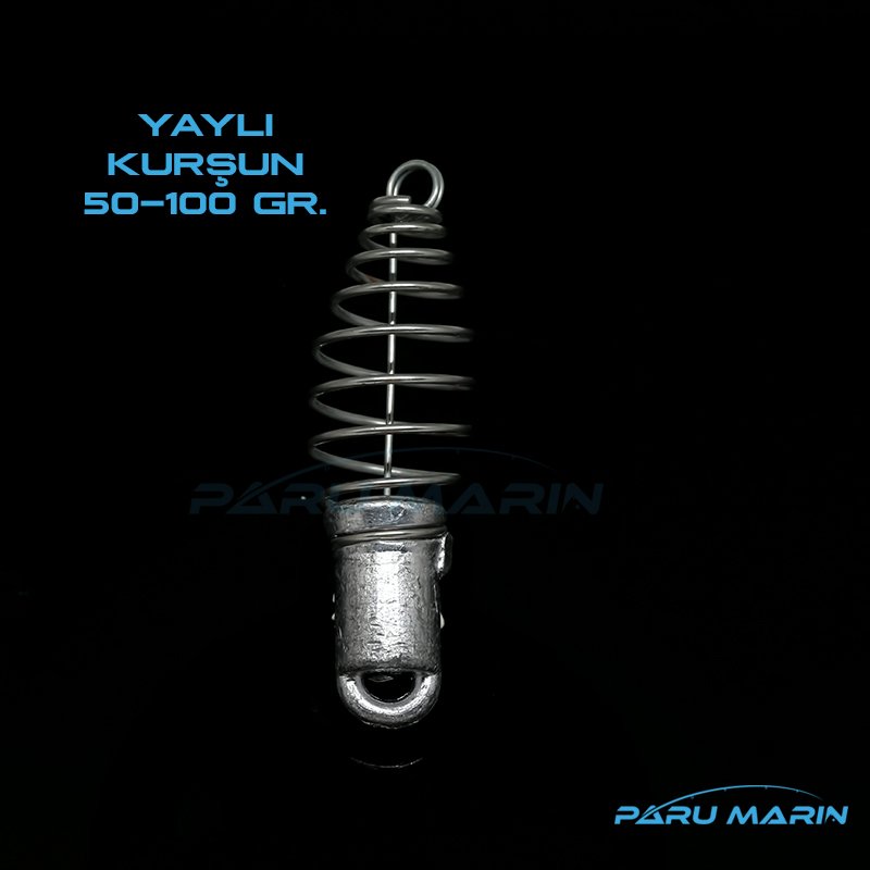 Yaylı Olta Kurşunu, 50gr. - 100gr. Seçenekli