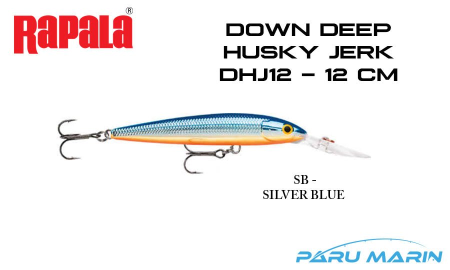 Rapala Down Deep Husky Jerk 12cm SB - Silver Blue
