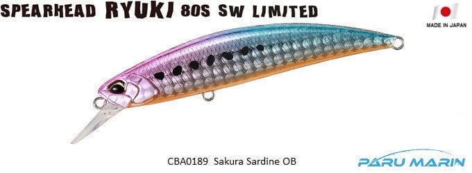 Duo Spearhead Ryuki 80S SW CBA0189 / Sakura Sardine OB