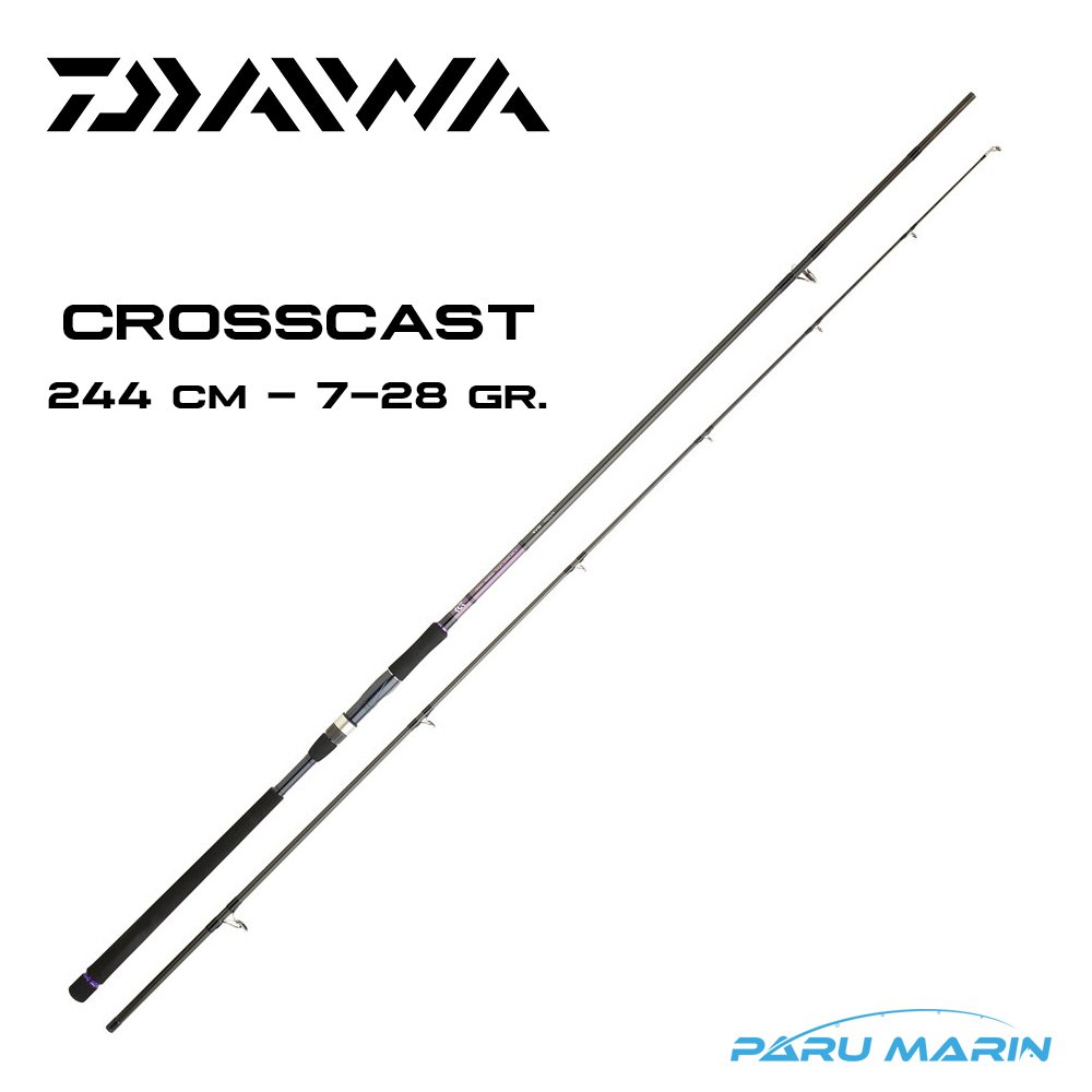 Daiwa Crosscast 244cm 7-28gr. Spin Kamış (CRS802MHFSCF)