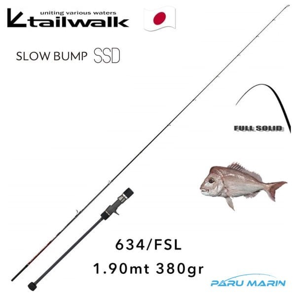 Tailwalk Slow Bump SSD 634/FSL (S2P) Slow Jigging Kamış 190cm 380gr.