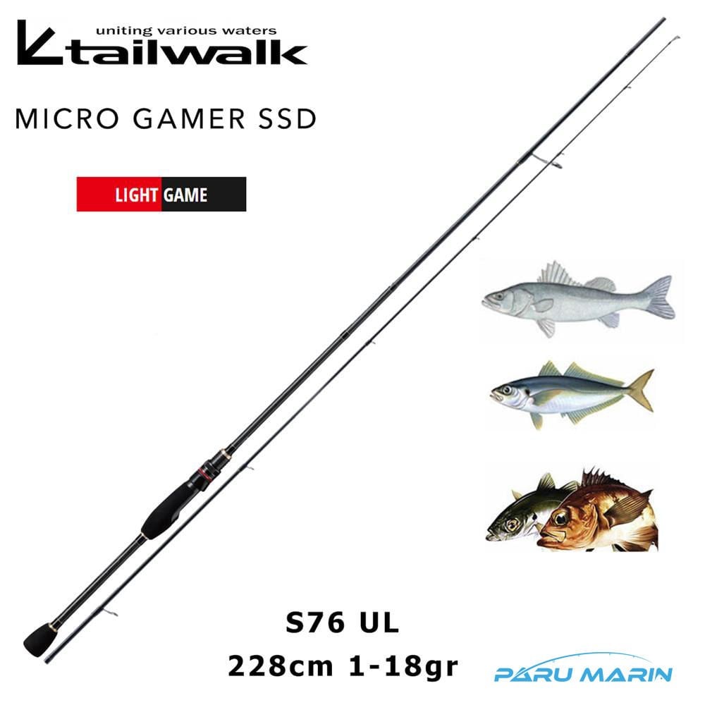 Tailwalk SSD Micro Gamer S76UL 2.28mt 1-18gr LRF Kamış