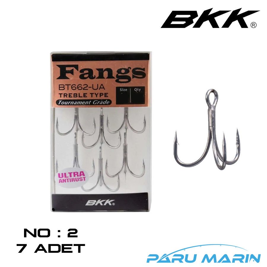 BKK Fangs 662-UA Ultra Üçlü İğne No:2