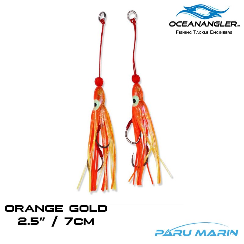 Ocean Angler Jitterbug Yedek Etek 7cm Orange Gold 2 adet