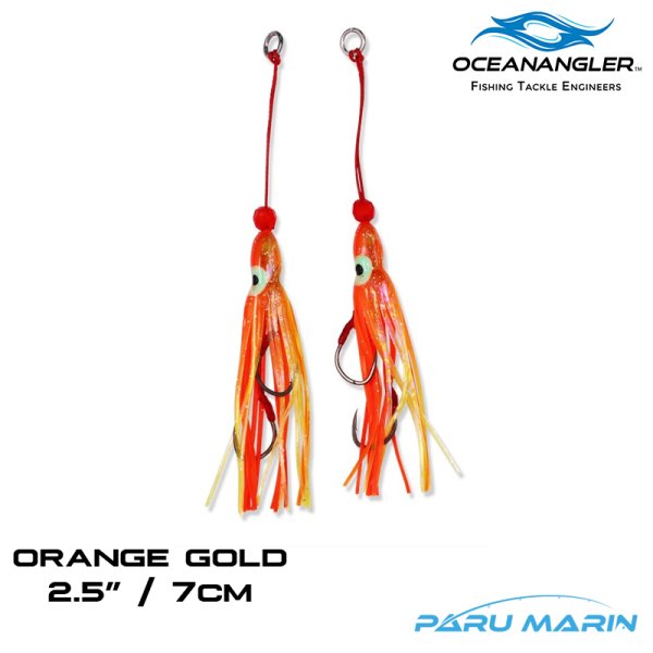 Ocean Angler Jitterbug Yedek Etek 7cm Orange Gold 2 adet