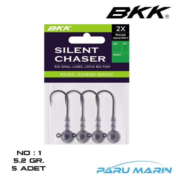 BKK Silent Chaser Round Head Jig Head 5.2gr. #1