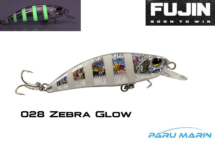 Fujin Ziggy 50mm LRF Maket Balık 028 Zebra Glow