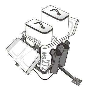 Tackle carrier MS4025  Çok Amaçlı Çanta Beyaz