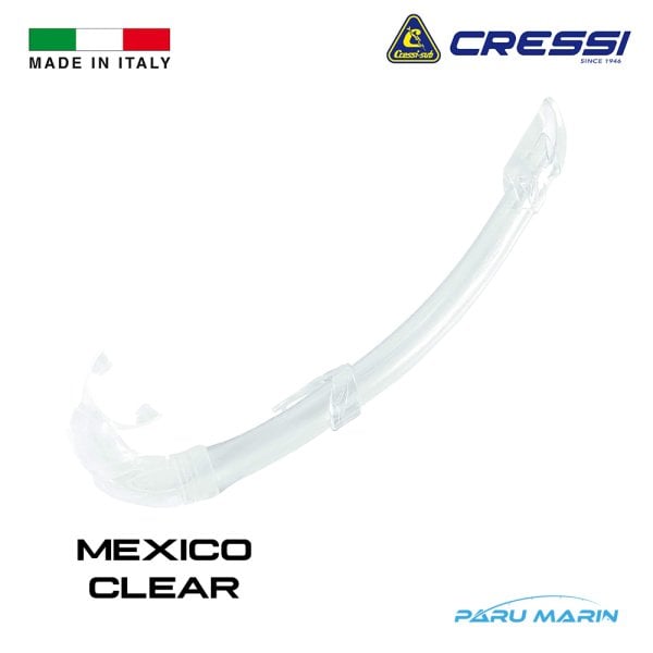 Cressi Mexico Şnorkel Şeffaf