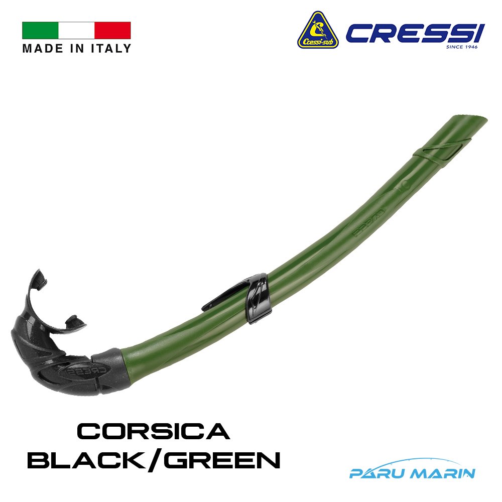 Cressi Corsica Black / Green Şnorkel