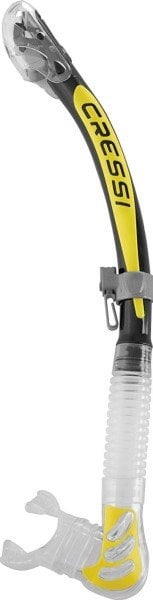 Cressi Alpha Ultra Dry Şnorkel Black / Yellow